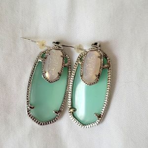 Kendra Scott Emmy druzy mint earrings